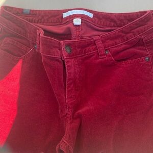 Lauren Conrad red corduroy jeans. Size 10. Excellent condition!